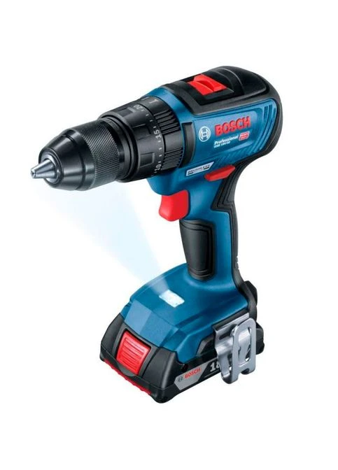 Аккумуляторный ударный шуруповерт Professional GSB 18 V-50, 18В, 28·50Нм, 0-460-1800 об/мин, 11 кг, без аккумулятора Bosch (381230832)
