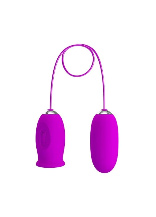 Кліторальний стимулятор з віброяйцем Daisy Licking Vibrator Purple - CherryLove Pretty Love (329152734)