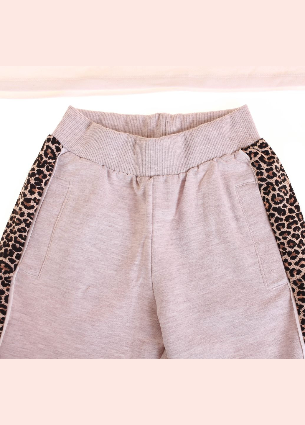 Бежевий демісезонний футболка з довгим рукавом + брюки 16061 бежевий меланжевий Breeze