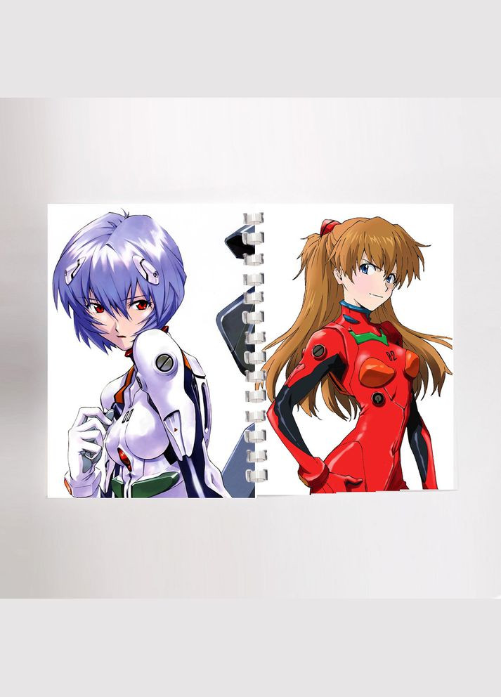 Блокнот скетчбук аниме Рэй Аска Евангелион Evangelion (sk0057) No Brand (327007201)