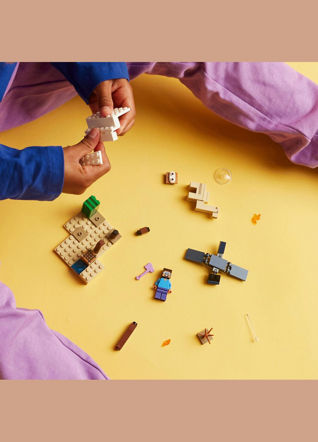 Конструктор Minecraft Експедиція Стива в пустелю, 75 деталей () Lego 21251 (328397107)