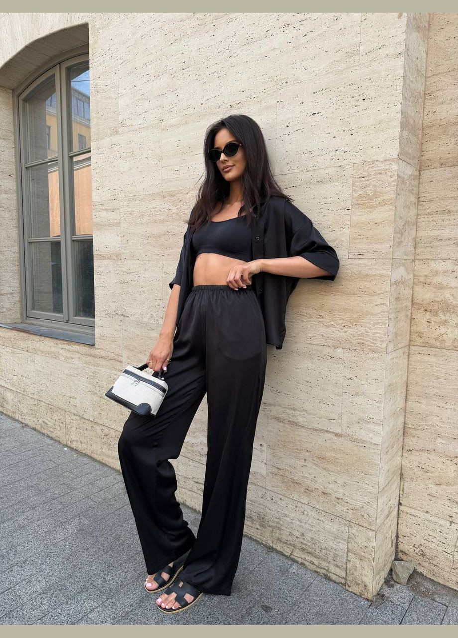 Жіночий шовковий костюм вільного крою Avanti (346055657)