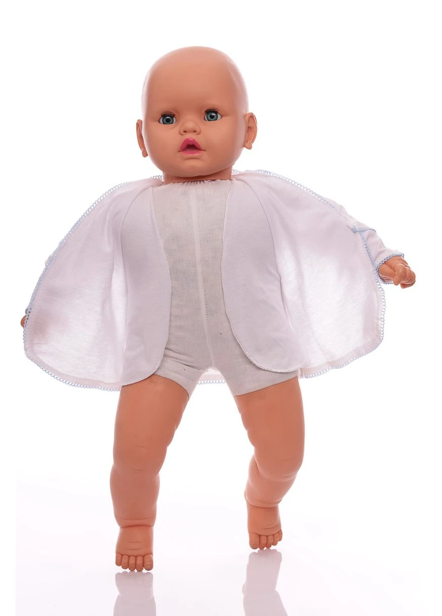 Сорочка з довгим рукавом трикотажна блакитний 56 см (38900) BABYKROHA (297197955)