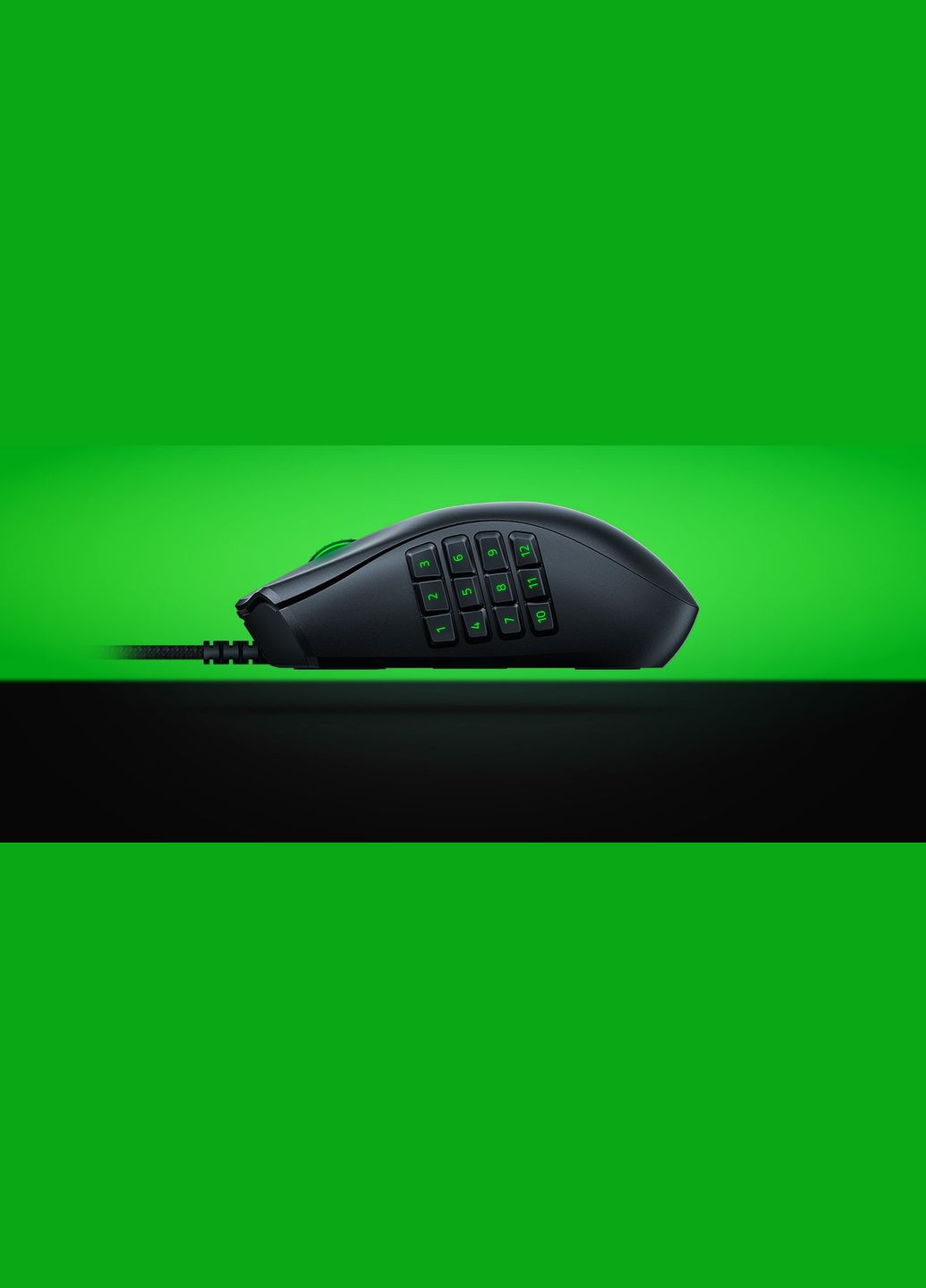 Миша з цифровою клавіатурою Razer Naga X (RZ0103590100-R3M1) чорна Razor (279555010)