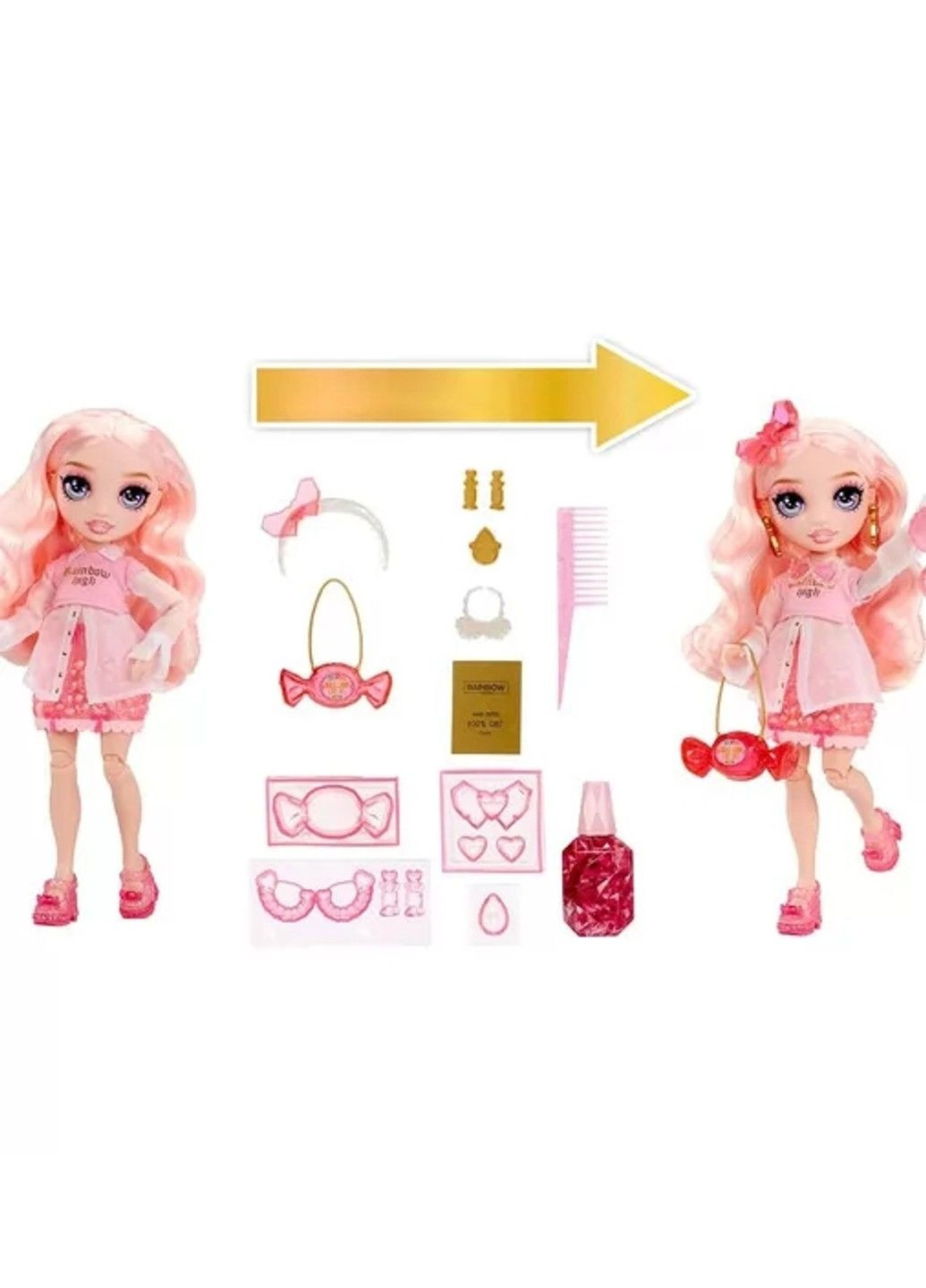 Ігровий набір з лялькою серії "Creative Crystals" - БЕЛЛА (з аксес.) Rainbow High (335401360)