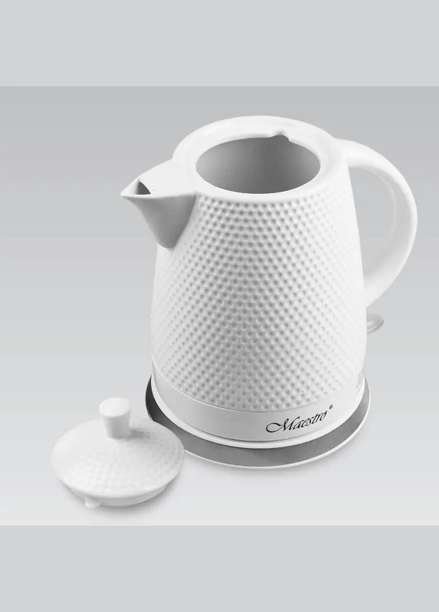 Электрочайник керамический 1.5л (MR-069-WHITE) 1500 Вт Maestro (323637375)