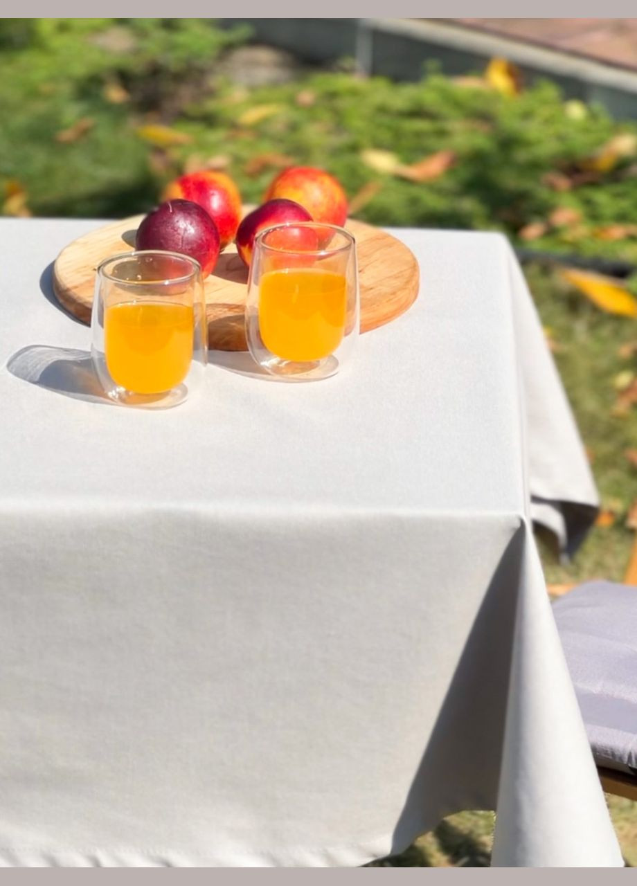 Водоотталкивающая Скатерть " однотон" 200х100 см (+ 8 салфеток 30х40) No Brand (317275596)