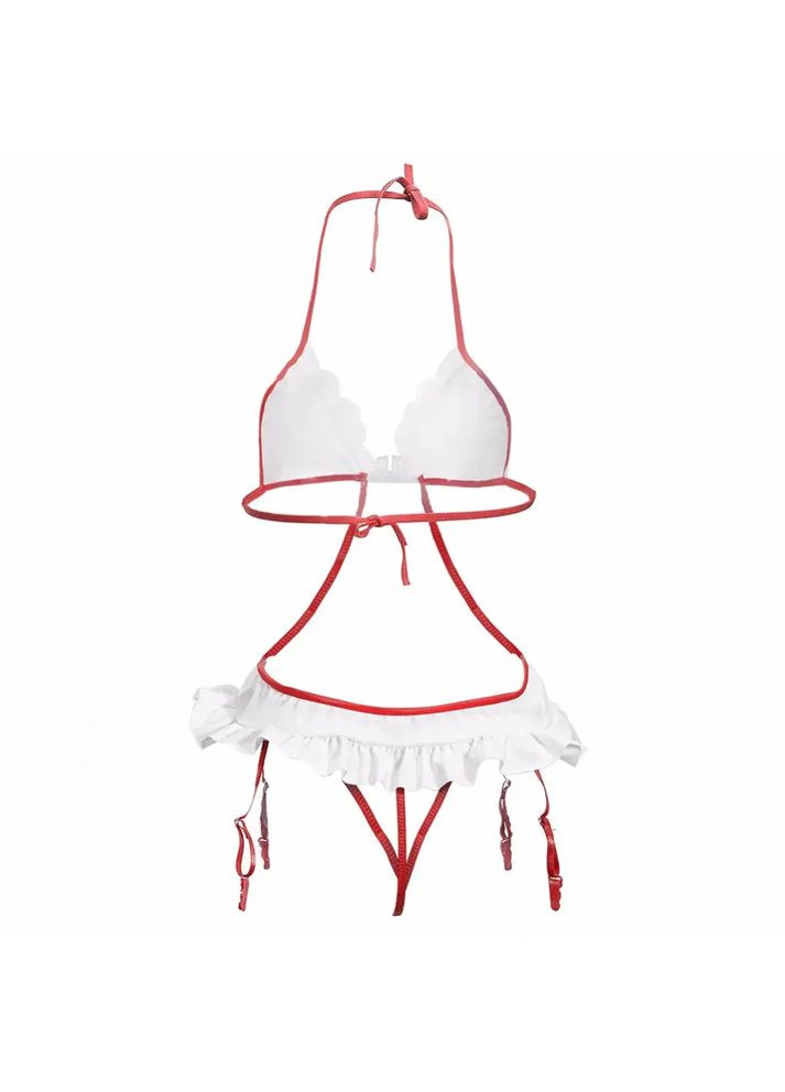 Сексуальный костюм медсестры с универсальными подтяжками. Костюм медсестры эротический для секса China (361442528)