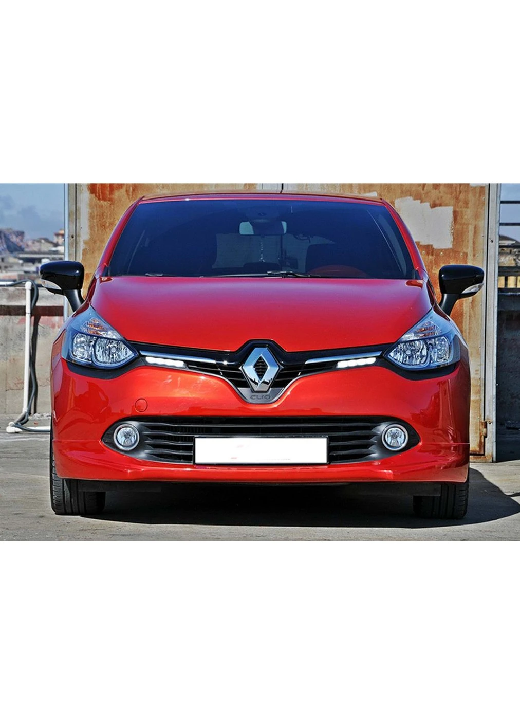 Передня Lip накладка DPT (SW, Під фарбування) для IV 2012-2019 рр Renault Clio (389786692)