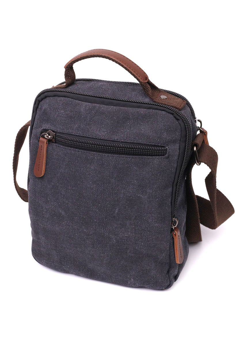 Сумка мужская через плечо из текстиля 22237 Черный Vintage (302008756)