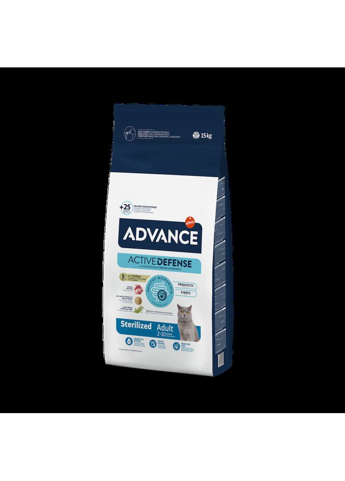 Cat Sterilized Turkey Сухий корм для стерилізованих котів з індичкою Advance (372159017)