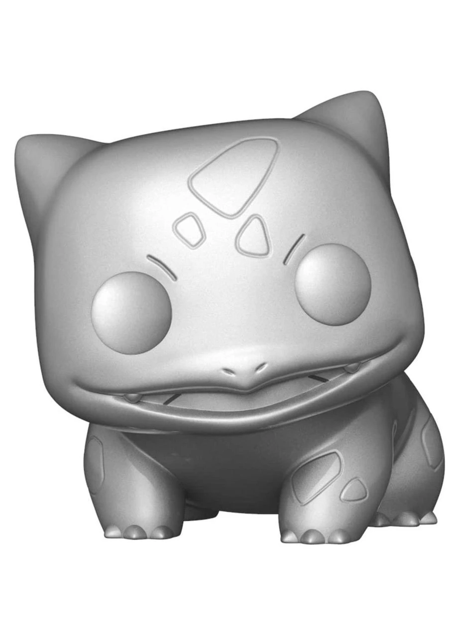 Фигурка Pop Фанк Поп Покемон Бульбозавр Pokemon Bulbasaur Silver 10 см P B 453 Funko (317257954)