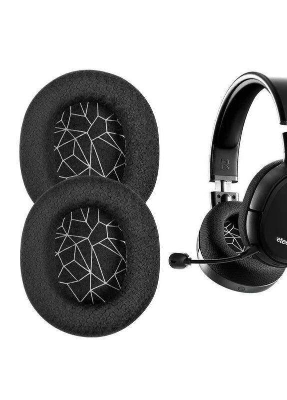 Амбушюры для наушников Arctis 1 3 5 7 9 9x PRO Black Net SteelSeries (360788411)