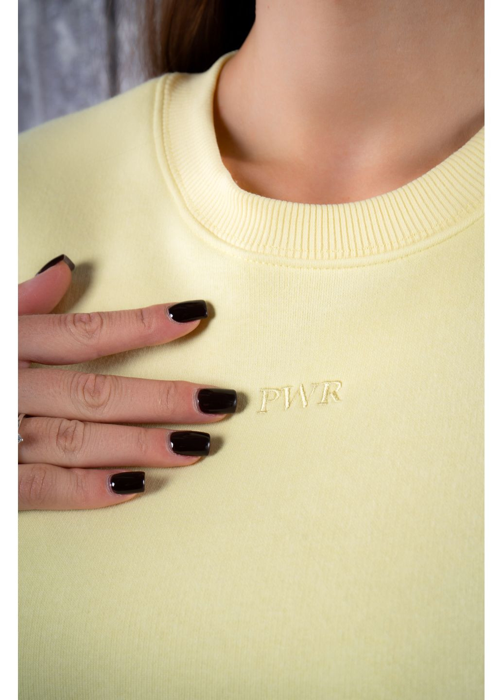 Желтый свитшот женский 103944 Power (370024704)