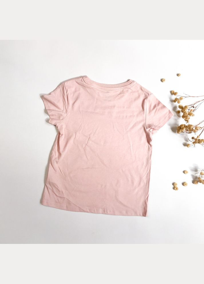 Розовая футболка 140 см розовый артикул л425 H&M