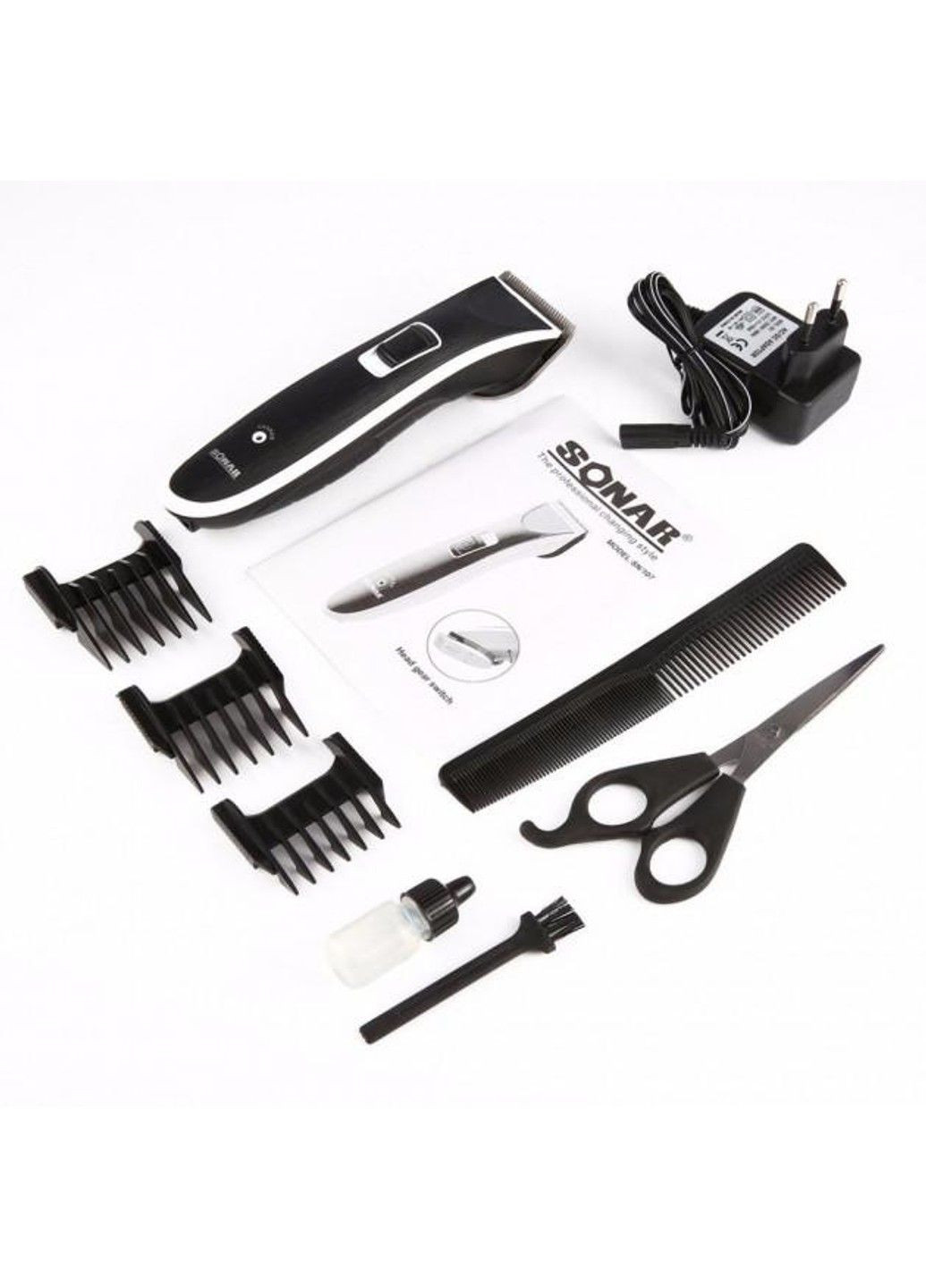 Аккумуляторная машинка для стрижки волос SN-107 Sonar (331640368)