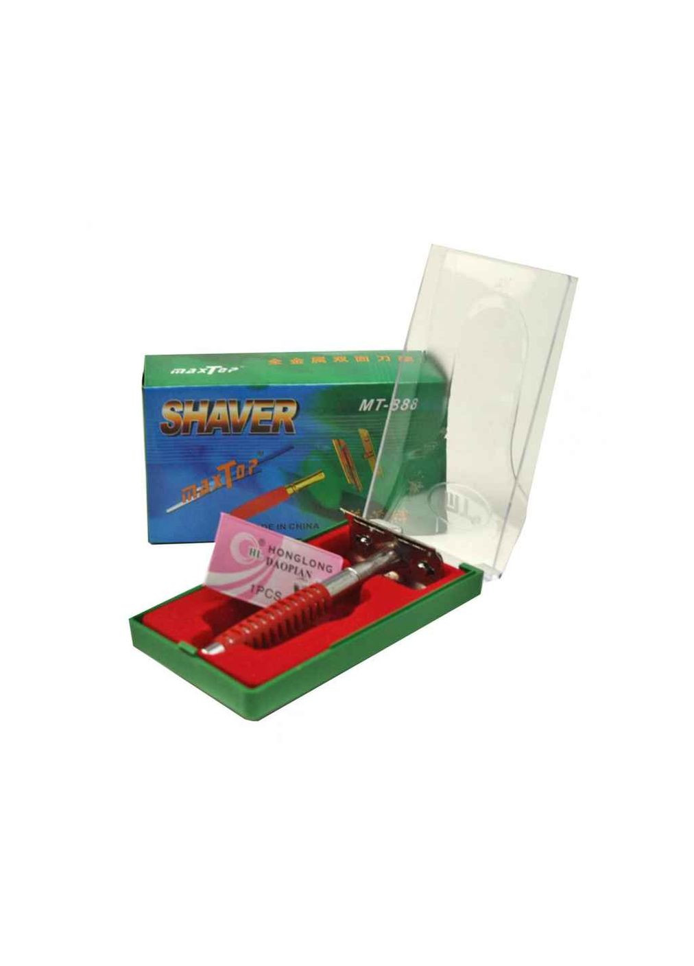 Станок для гоління 1шт металевий футляр №MT-888 No Brand (357222120)