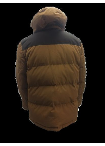 Комбінована демісезонна куртка men's parka, гірчичного кольору, розмір l Levi's slim fit