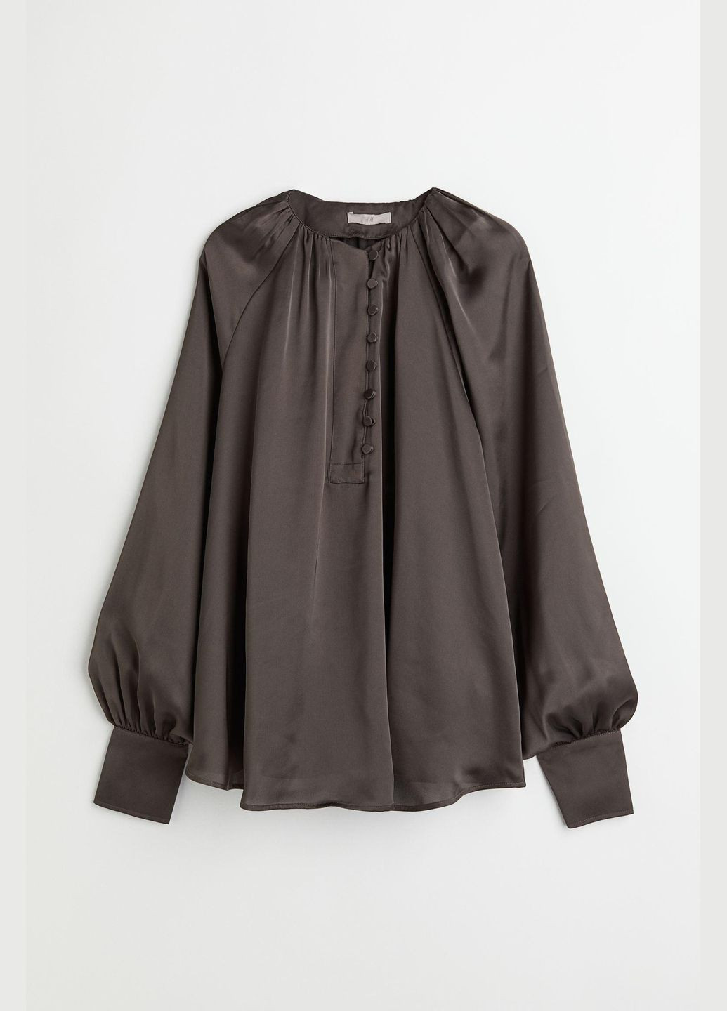 Темно-серая блуза демисезон,темно-серый, H&M