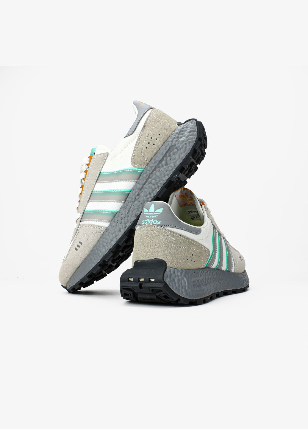 Серые демисезонные кроссовки мужские adidas retropy e5 grey green | адидас ретропи е5 серые No Brand