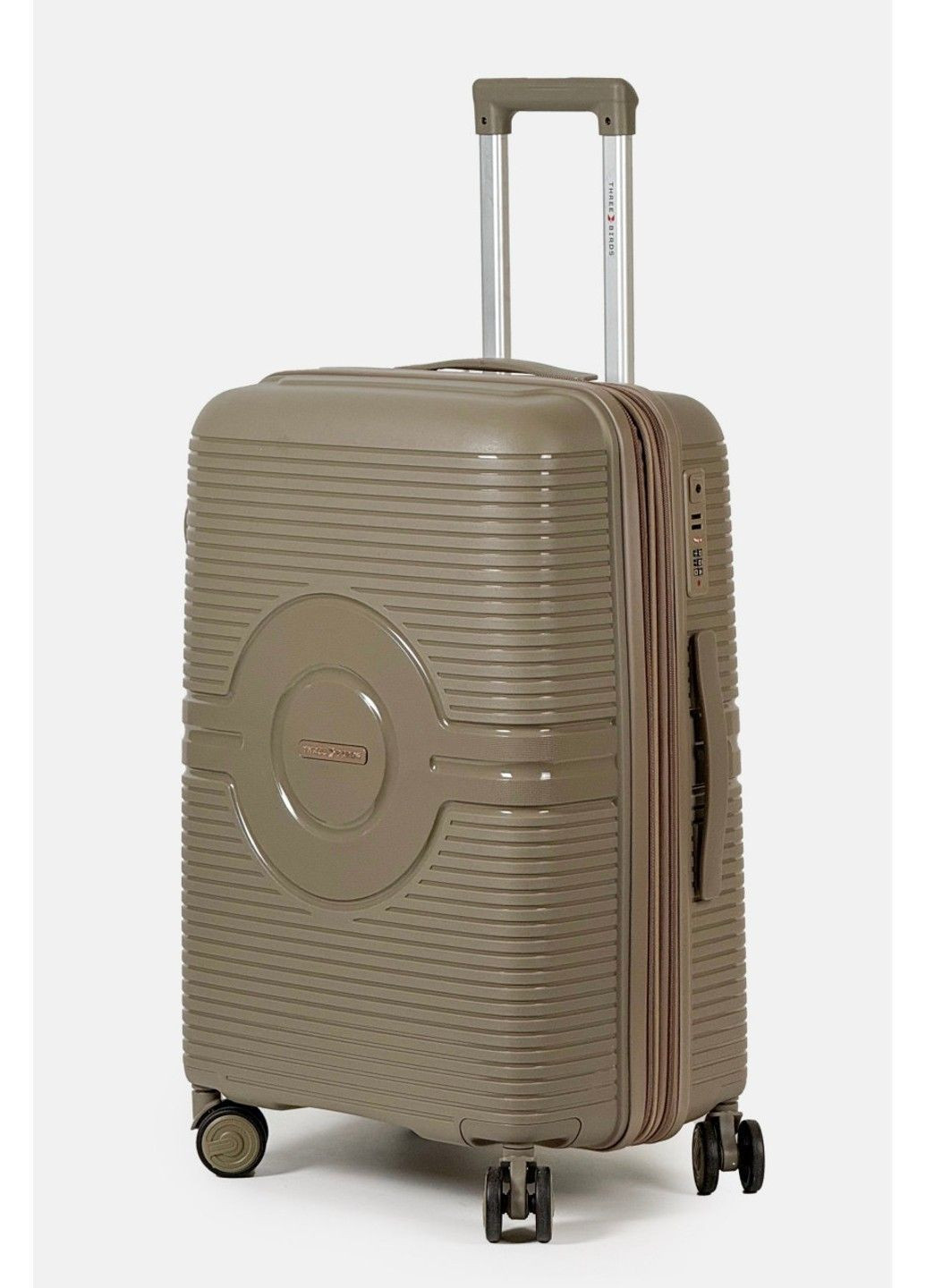 Средний пластиковый чемодан 2022-28-2CHA Three Birds (370944549)