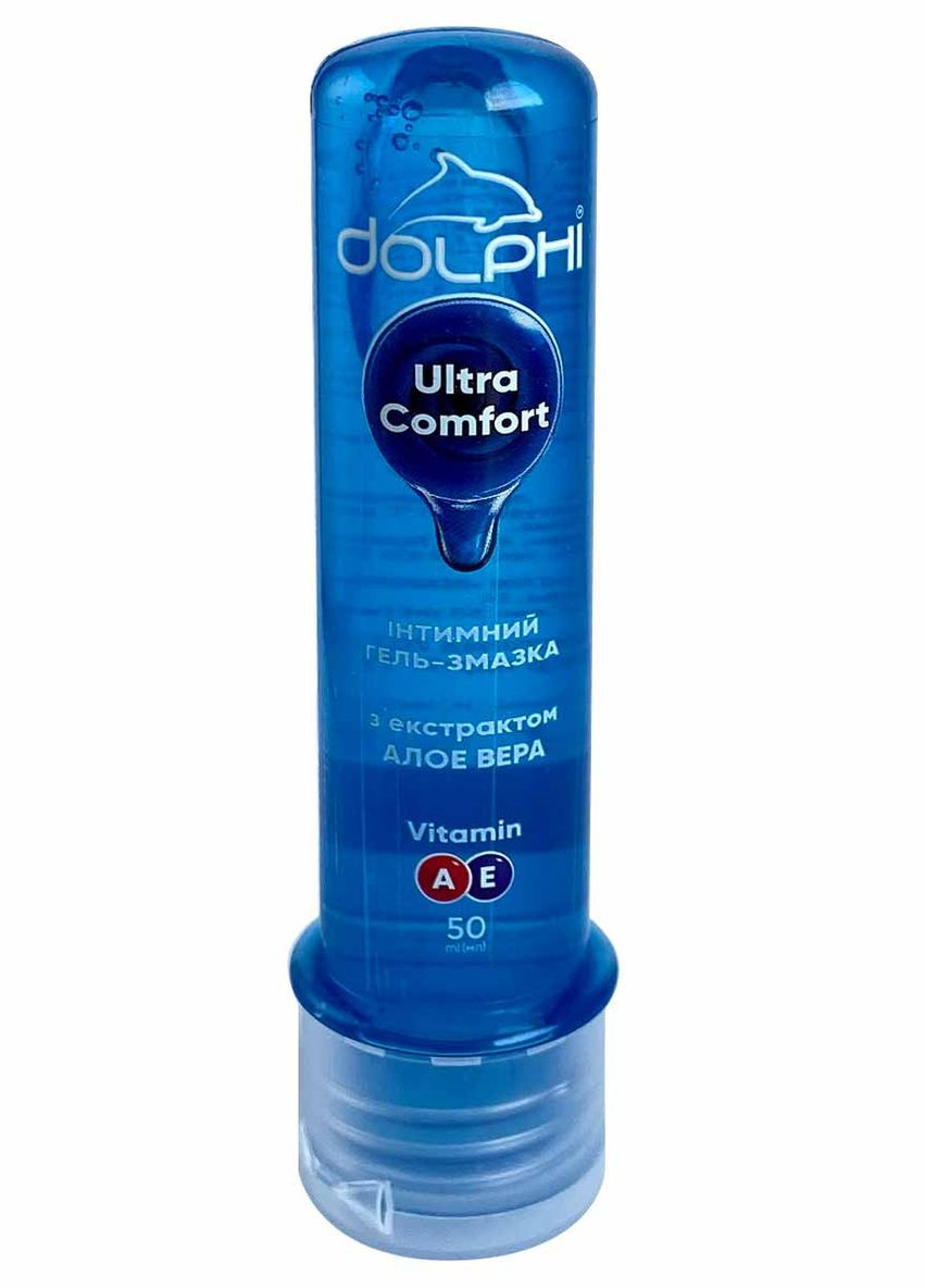 Новый дизайн! Гель-смазка Долфи 50мл с алое-вера увлажняющая Dolphi 50 Ultra Comfort (301940870)