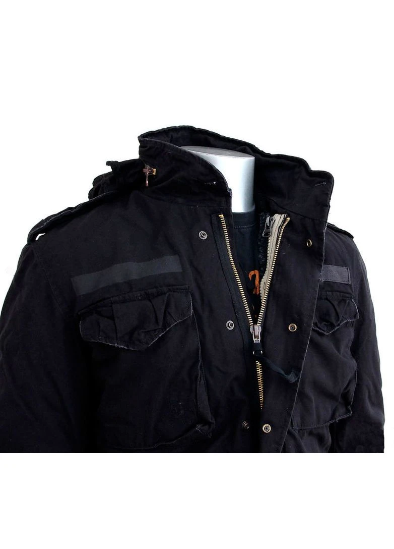 Куртка со съемной подкладкой SURPLUS REGIMENT 65 JACKET M Black No Brand (326503182)