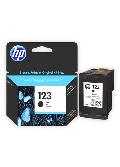 Картридж HP №123 (F6V17AE), Black, DeskJet 2130, 120 стр. Hewlett Packard (315028598)