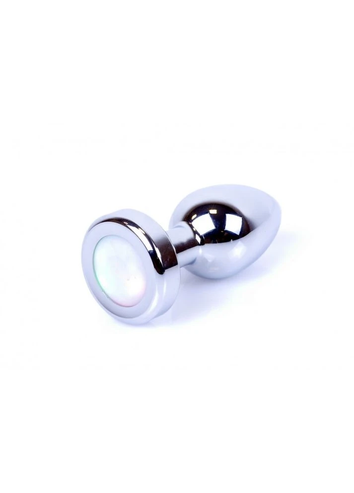 Анальна пробка зі світлодіодом Plug-Jewellery PLUG - Disco Flashlight розмір S Boss Series (376099456)