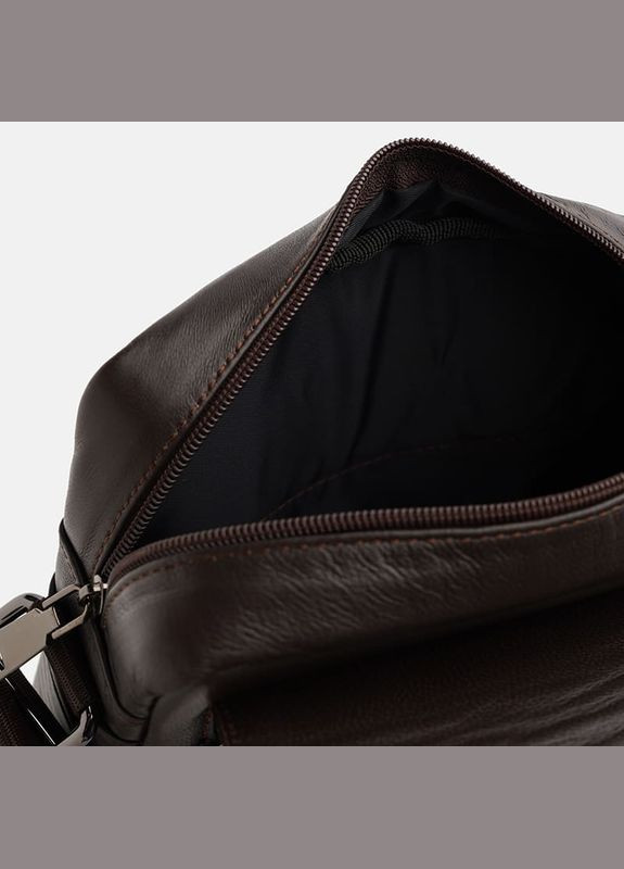 Сумка мужская через плечо кожаная T1tr0026br Brown Ricco Grande (302009323)