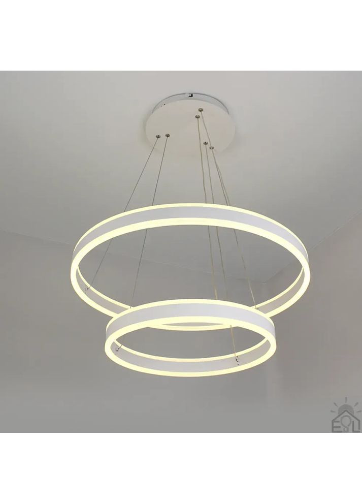 Смарт люстра управляемая светодиодная подвесная STELLA 2R 160 Вт 600x1200 мм Белая ESLLSE (365651726)