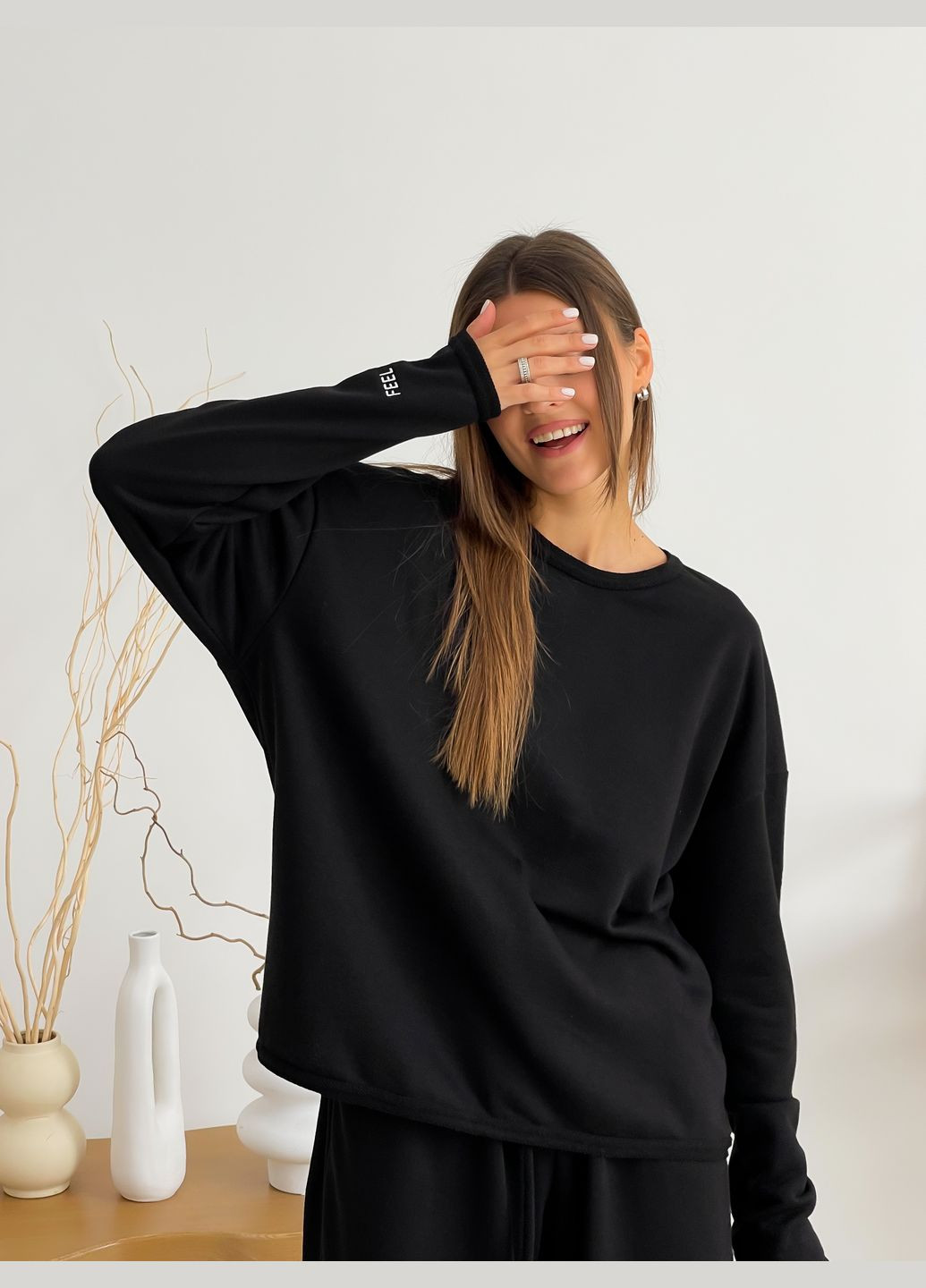 Комфортный повседневный костюм оверсайз Vakko (301193954)