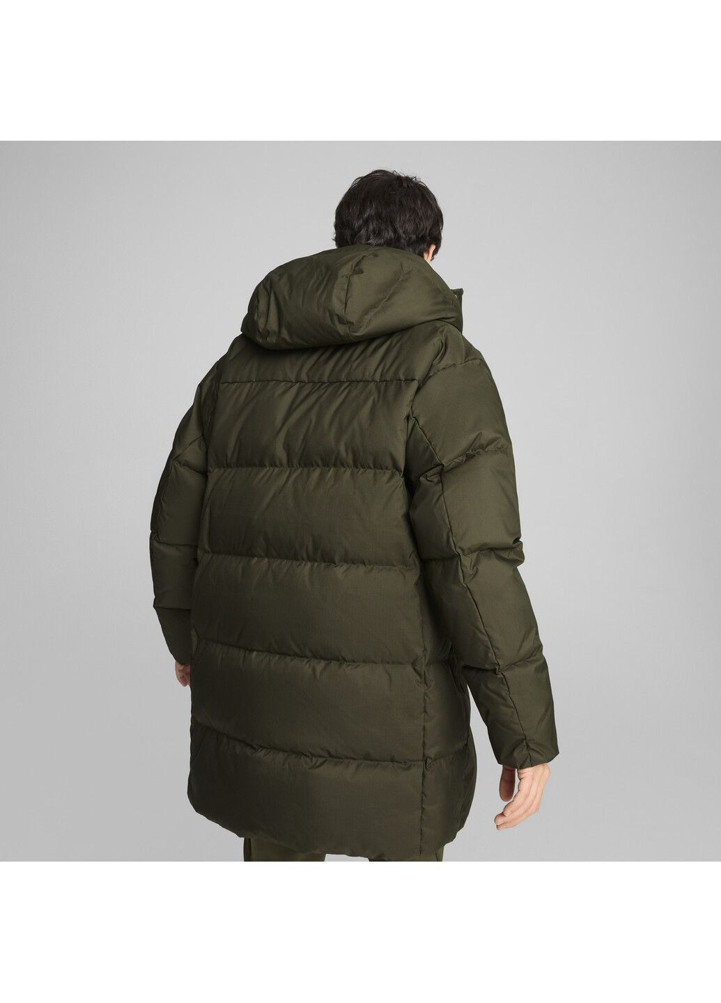 Зеленый демисезонный Пуховик Puma