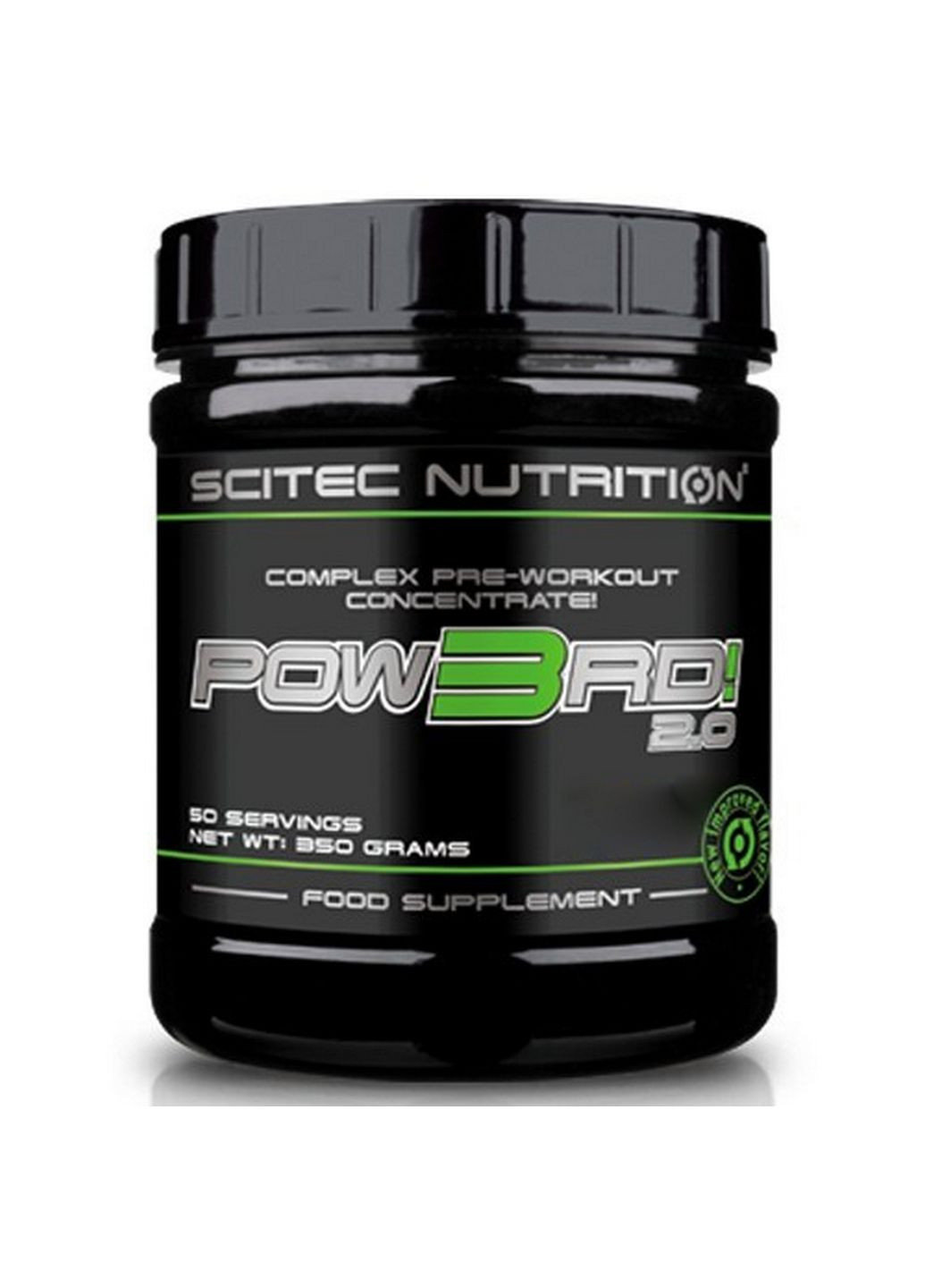 Предтренировочный комплекс Scitec POW3RD 2.0, 350 грамм Яблоко Scitec Nutrition (293420244)