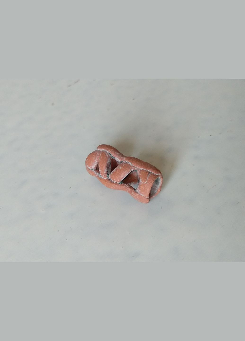 Керамическая бусина ручной работы "Сказочное Плетение №8" (светло-коричневая) Коти&Ангели (301533157)