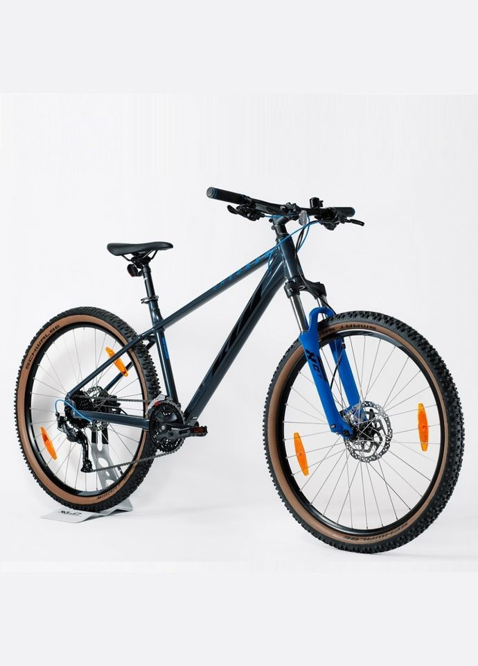 Велосипед CHICAGO 271 27.5" рама S/38 сірий (чорно/синій) 2022/2023 (22811108) KTM (315031632)