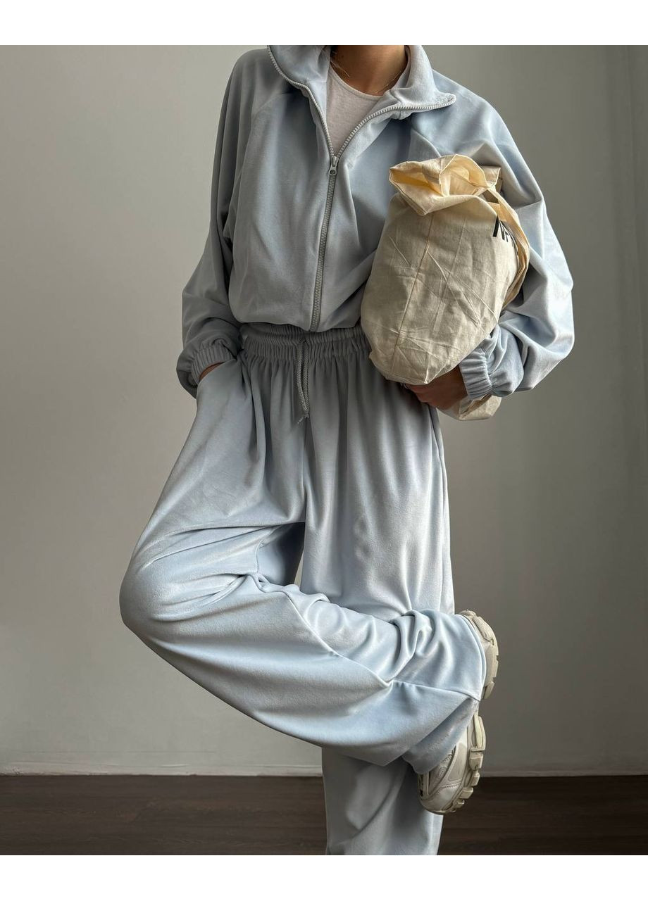 Велюровий оверсайз костюм No Brand (372418646)