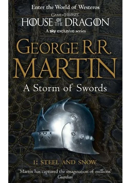 A Song of Ice and Fire Book3: A Storm of Swords: Steel and Snow Pt.1 HarperCollins (370067265)