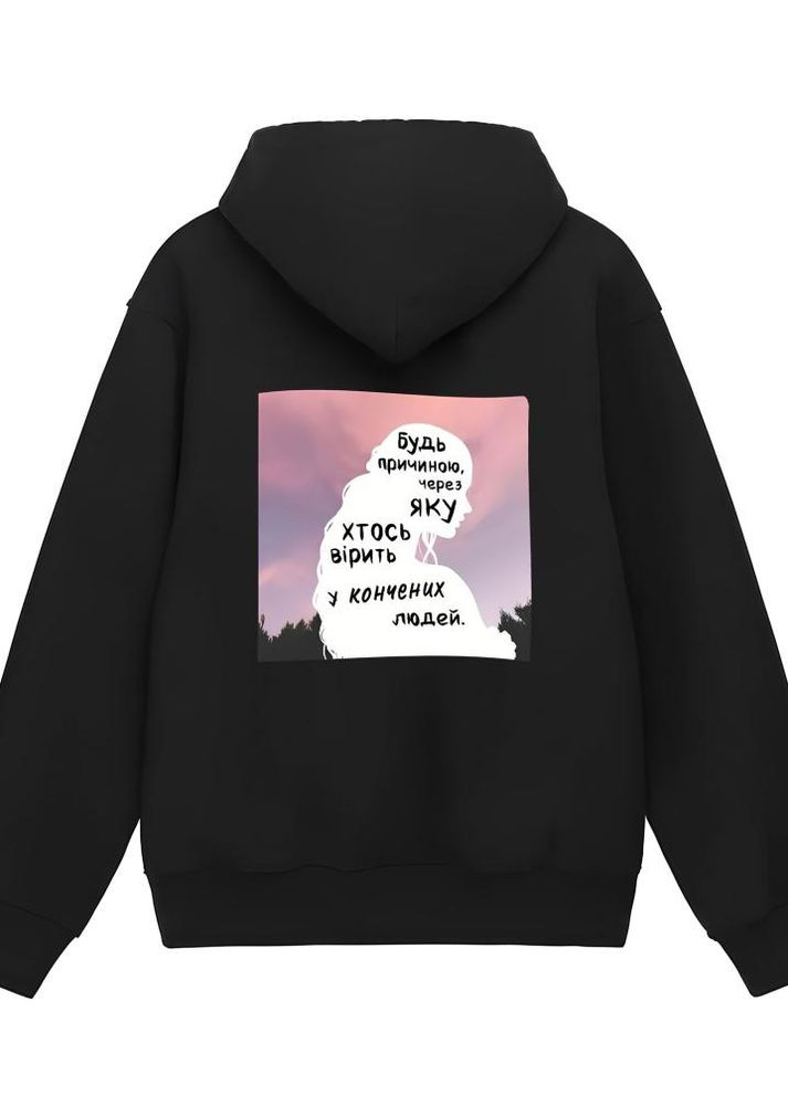 Худи с ДТФ на Флисе (оверсайз) No Brand (307061246)