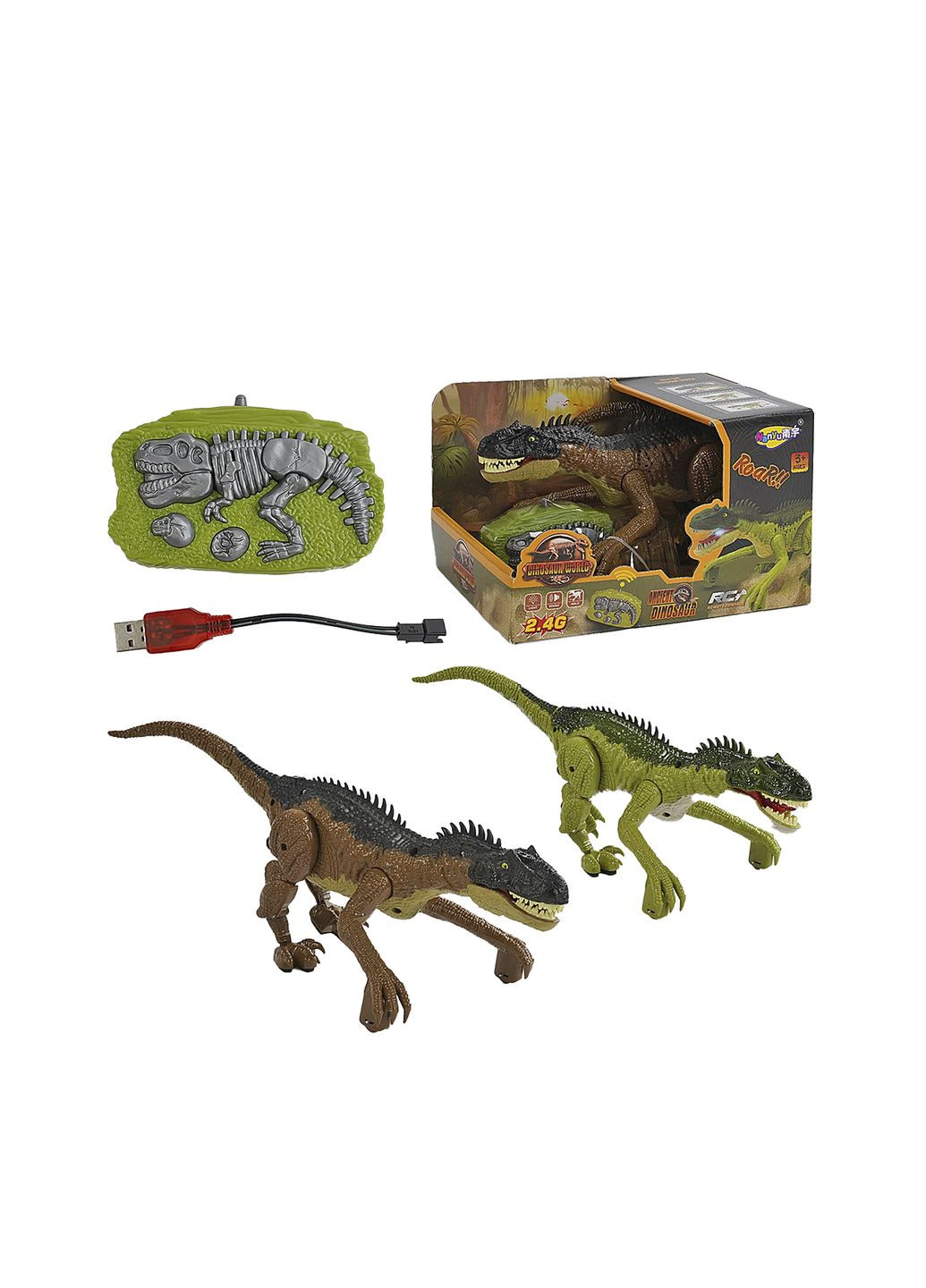 Динозавр на радіокеруванні колір різнокольоровий ЦБ-00282869 No Brand (349722828)