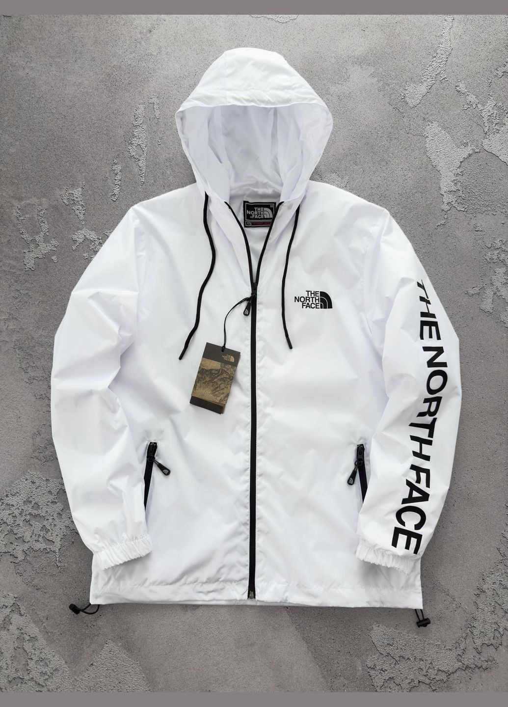 Комбинированная демисезонная ветровка No Brand