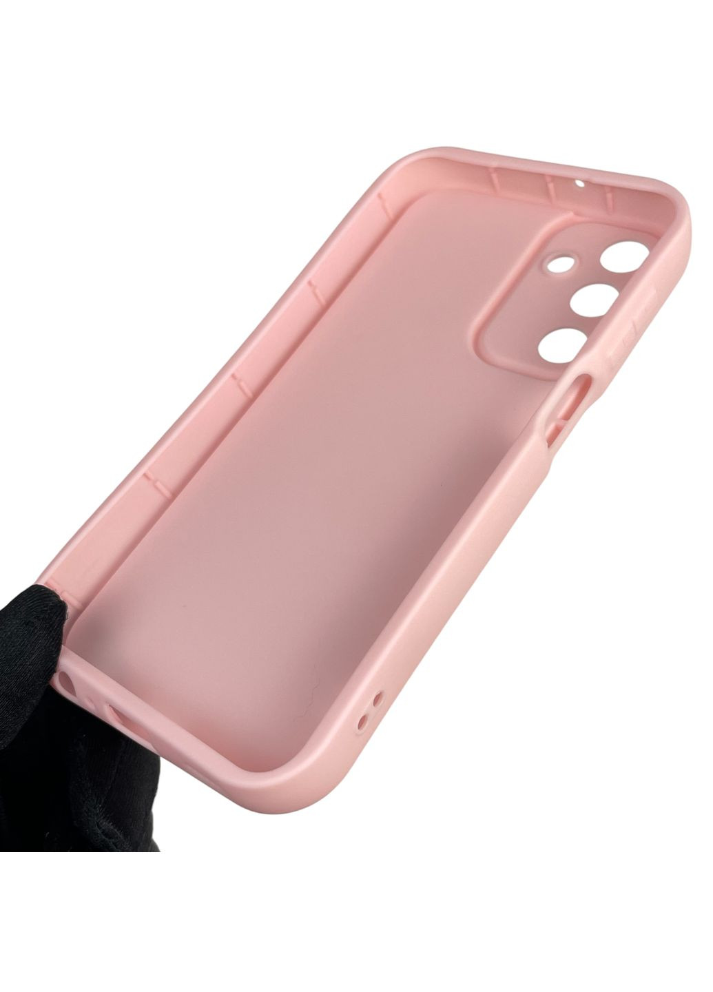 Чехол силиконовый Soft Touch с 3D принтом для Galaxy M15 5G розовый (Полная защита камеры) Samsung (371653002)