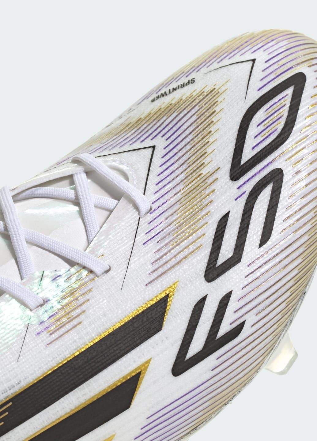 Білі літні бутси f50 elite firm ground adidas