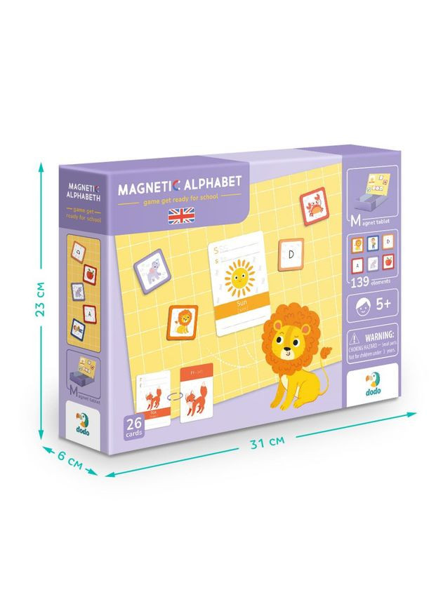 Розвиваюча магнітна гра "Англійська Азбука" DoDo 200214 DoDo Toys (316273114)