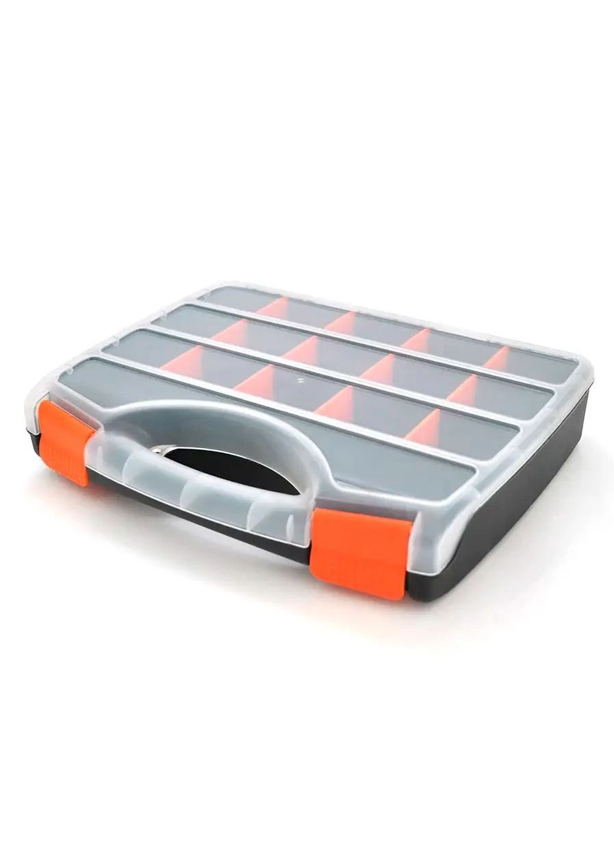 Пластиковый переносной ящик для инструментов Box 380х310х69мм Voltronic (400433303)