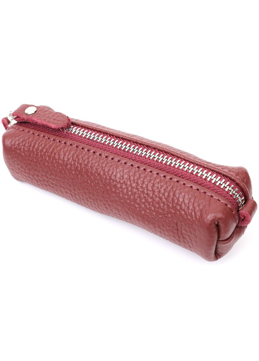 Надежная кожаная ключница GRANDE PELLE бордовая (sku_11667) No Brand (327819603)