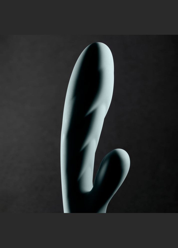 Кролик вібратор з функцією нагрівання +10 режимів вібрації Sweet Em Velvet Lure, блакитний No Brand (303892800)