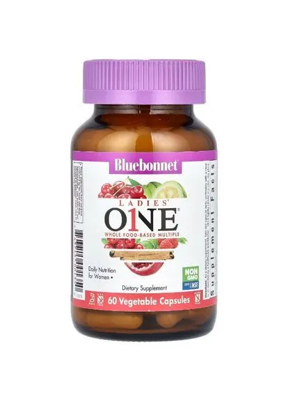 Витаминно-минеральный комплекс для женщин Ladies ONE 60 Veg капсул (000024851) Bluebonnet Nutrition (387615820)