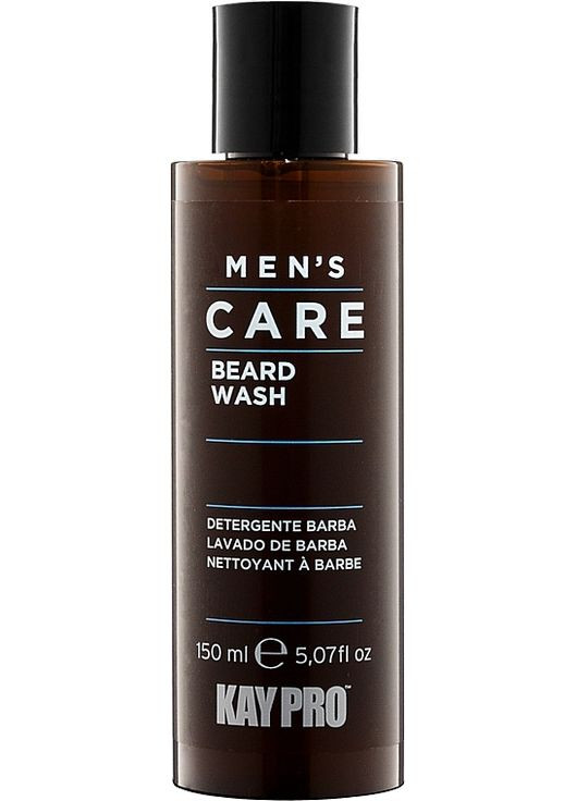 Шампунь для бороди, обличчя та волосся з есенціями апельсина та мандарина Men's Care Beard Wash 150ml (1548564-44692451) KayPro (368608125)