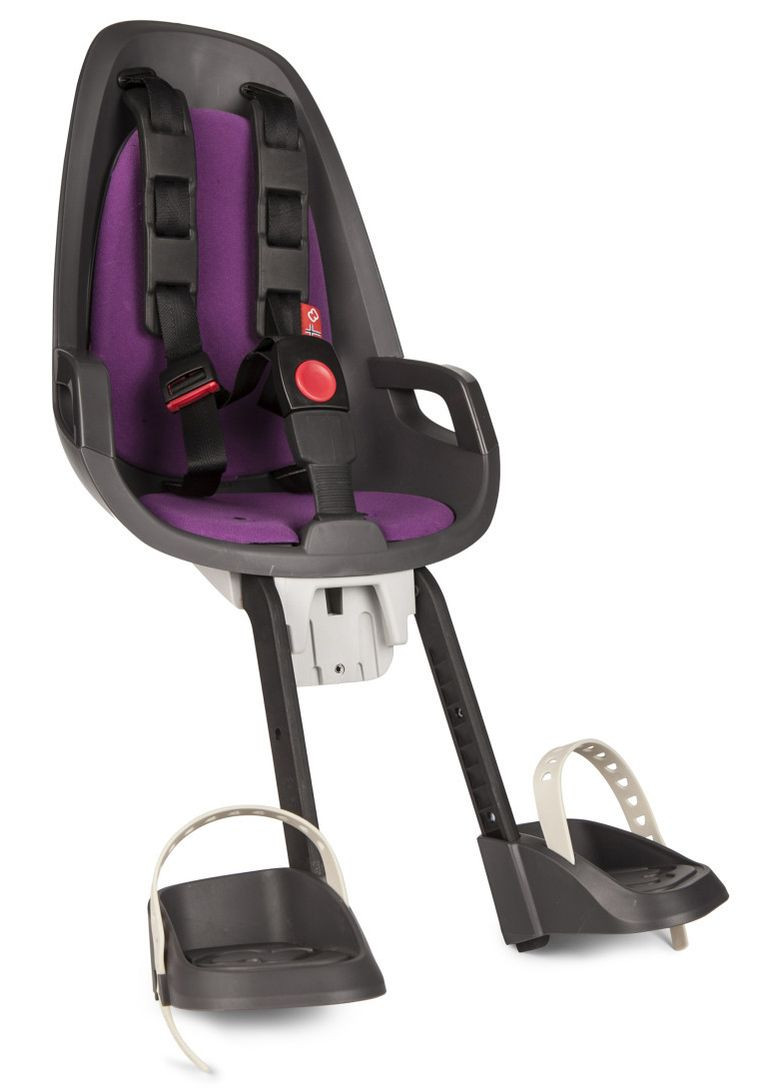 Велокрісло дитяче Observer переднє чорне/фіолетове Hamax (316476175)